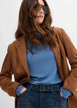 Barrel-Jeans Mid Waist mit Gürtel|bonprix Hot