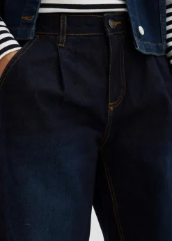Barrel-Jeans, Mid Waist, Stretch|bonprix