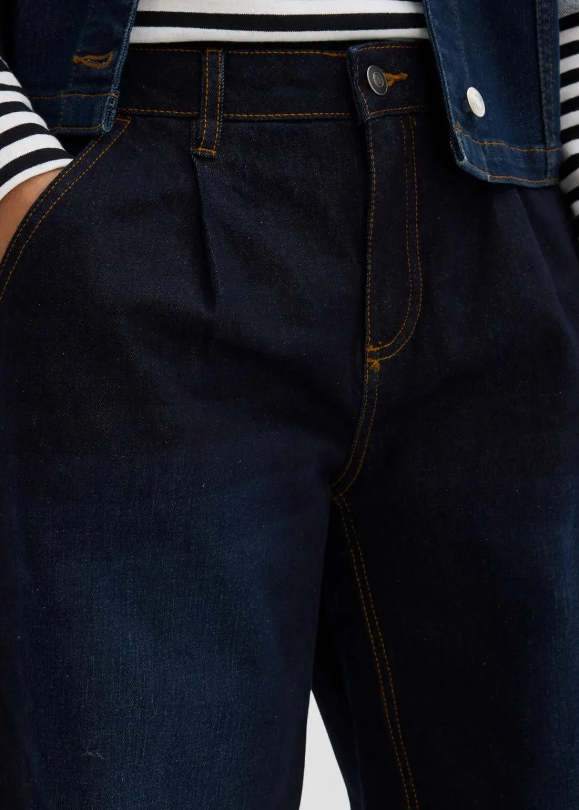 Barrel-Jeans, Mid Waist, Stretch|bonprix