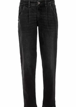 Barrel-Jeans, Mid Waist, Stretch|bonprix Sale