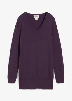 Basic Longpullover mit V-Ausschnitt|bonprix Online