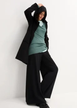 Basic Longpullover mit V-Ausschnitt|bonprix Best