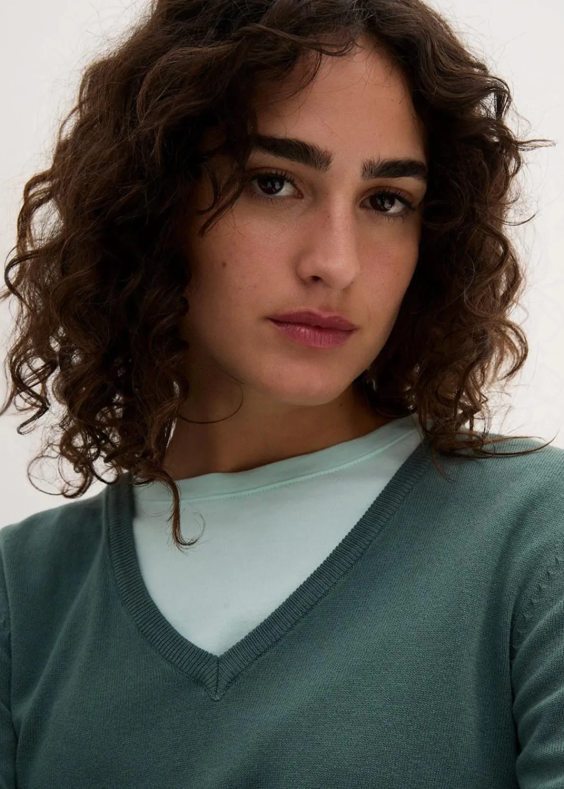 Basic Longpullover mit V-Ausschnitt|bonprix Best