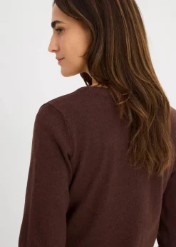 Basic Pullover mit recycelter Baumwolle|bonprix Online