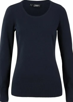 Basic Pullover mit recycelter Baumwolle|bonprix Clearance