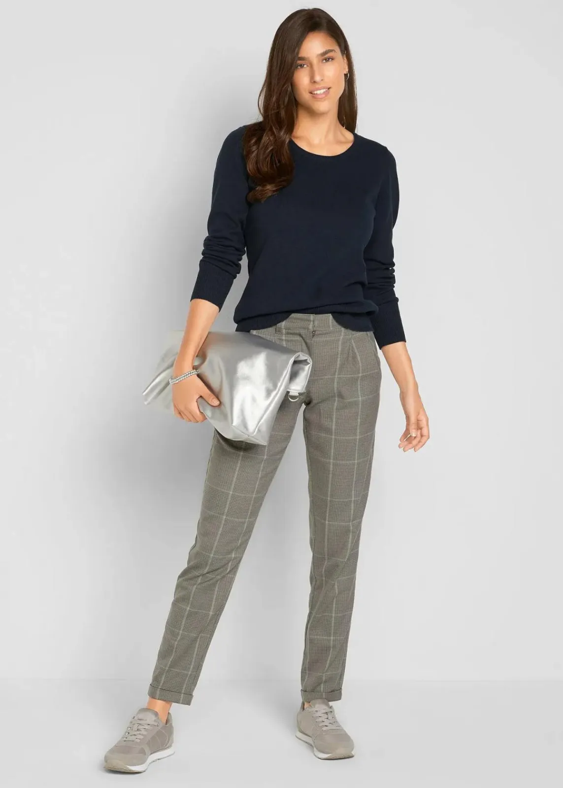 Basic Pullover mit recycelter Baumwolle|bonprix Clearance