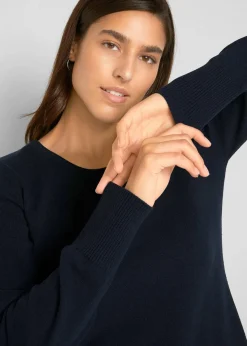 Basic Pullover mit recycelter Baumwolle|bonprix Clearance