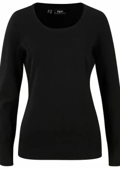 Basic Pullover mit recycelter Baumwolle|bonprix Best