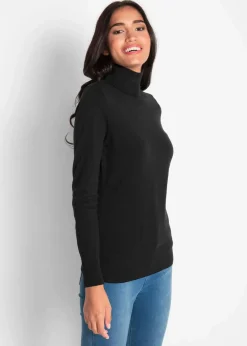 Basic Rollkragenpullover|bonprix Hot