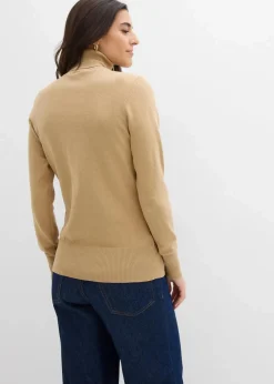 Basic Rollkragenpullover|bonprix