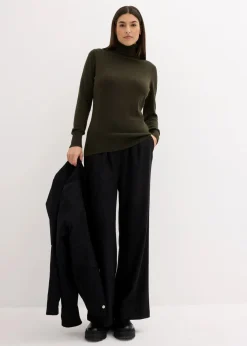 Basic Rollkragenpullover|bonprix New
