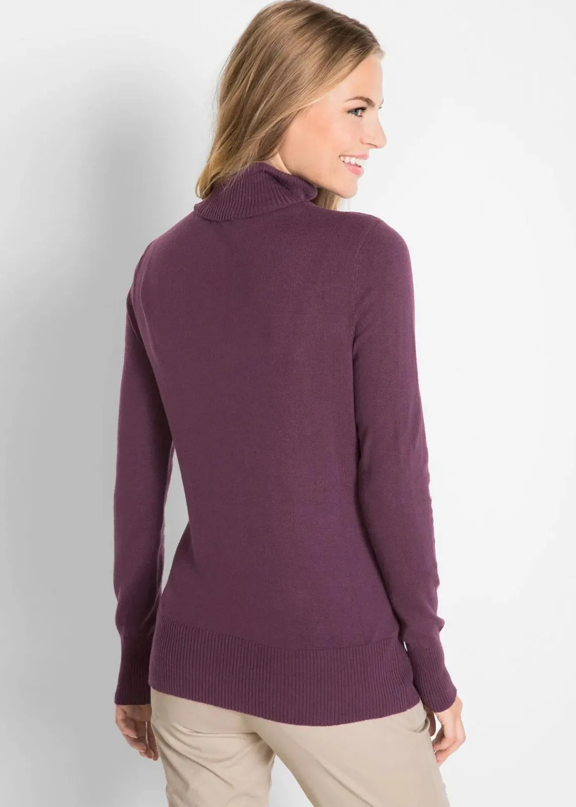 Basic Rollkragenpullover|bonprix Clearance