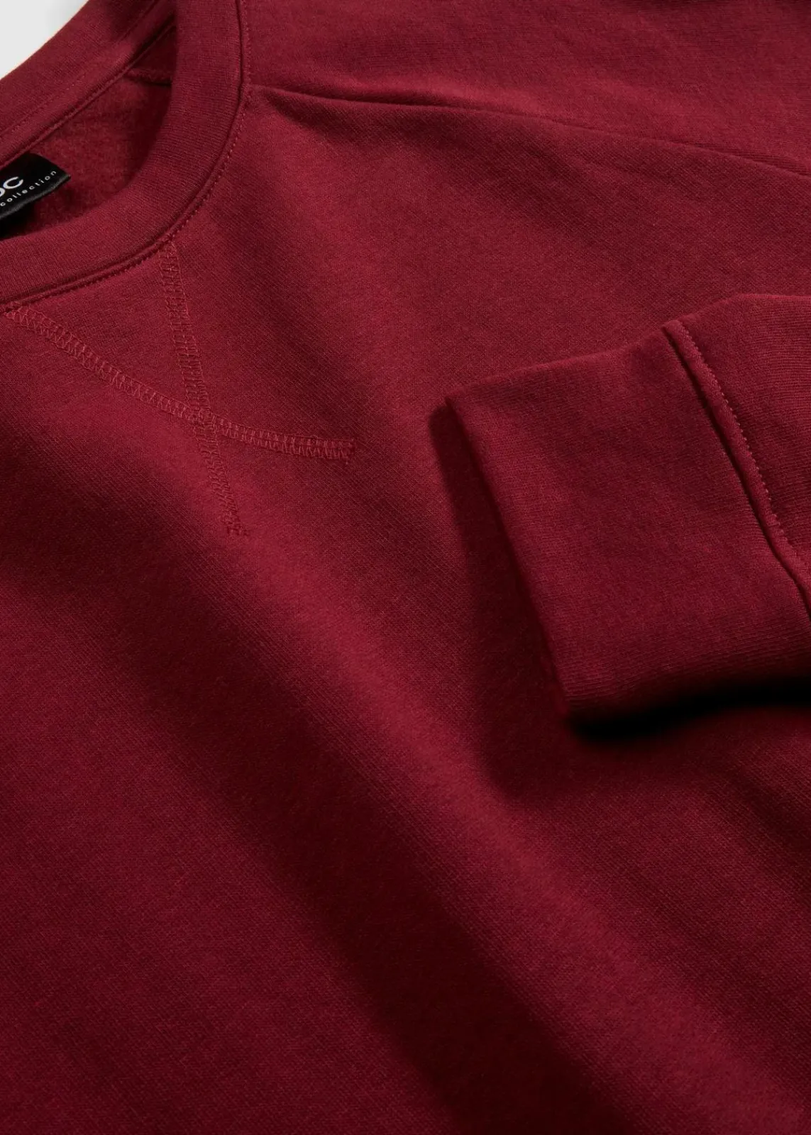 bonprix Sweat|Basics|Basic Sweatshirt ahornrot