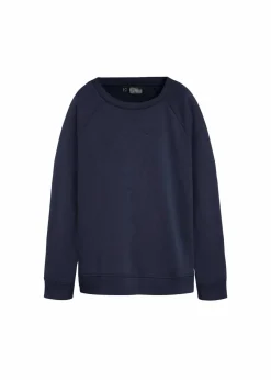 bonprix Sweat|Basics|Basic Sweatshirt dunkelblau