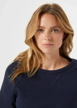 bonprix Sweat|Basics|Basic Sweatshirt dunkelblau