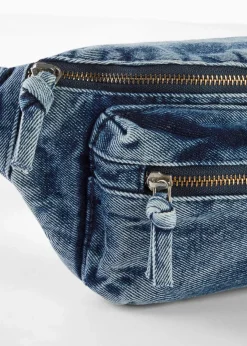 bonprix Taschen|Bauchtasche aus Denim blau denim