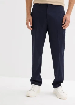 bonprix Große Größen|Anzüge & Sakkos|Baukasten Anzugshose, Relaxed Fit dunkelblau meliert