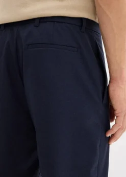 bonprix Große Größen|Anzüge & Sakkos|Baukasten Anzugshose, Relaxed Fit dunkelblau meliert