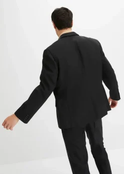 bonprix Große Größen|Anzüge & Sakkos|Baukasten-Sakko, Regular Fit schwarz