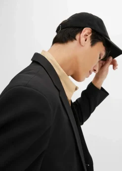 bonprix Große Größen|Anzüge & Sakkos|Baukasten-Sakko, Regular Fit schwarz