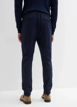 bonprix Große Größen|Anzüge & Sakkos|Baukasten-Schlupfhose, Regular Fit dunkelblau meliert