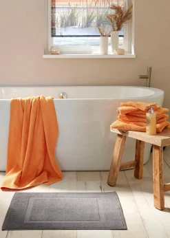 bonprix Badematten|Baumwoll Hotelmatte (2er Pack) anthrazit