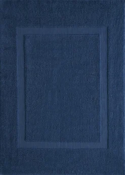 bonprix Badematten|Baumwoll Hotelmatte (2er Pack) marine