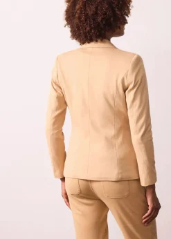 bonprix Bekleidung·Basics|Blazer|Baumwoll Jersey-Blazer cappuccino