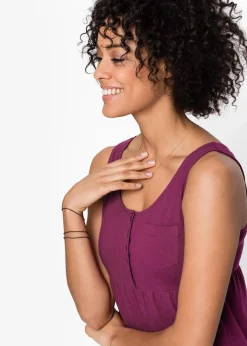 Baumwoll Jerseykleid, kurz|bonprix