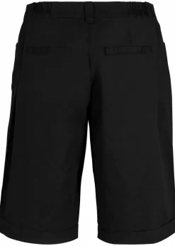 Baumwoll Papertouch-Bermuda mit Bequembund|bonprix Sale