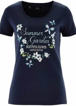 Baumwoll Shirt, Kurzarm|bonprix New