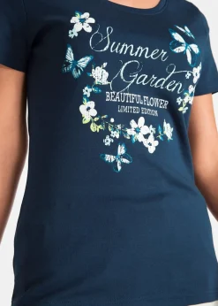 Baumwoll Shirt, Kurzarm|bonprix New