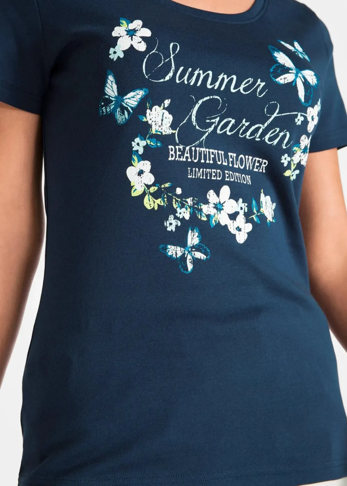 Baumwoll Shirt, Kurzarm|bonprix New