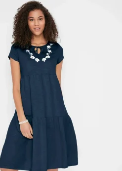 Baumwoll Tunika-Kleid, kurzarm|bonprix Best