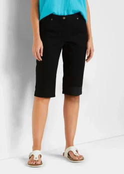 Baumwoll-Bermuda mit Bequembund|bonprix New