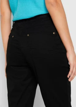 Baumwoll-Bermuda mit Bequembund|bonprix New