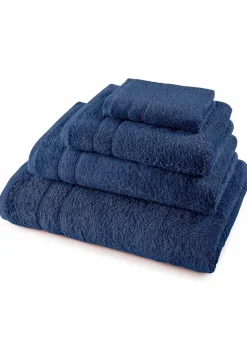 bonprix Handtücher|Baumwollhandtuch in weicher Qualität marine