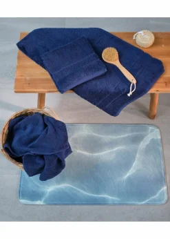 bonprix Handtücher|Baumwollhandtuch in weicher Qualität marine