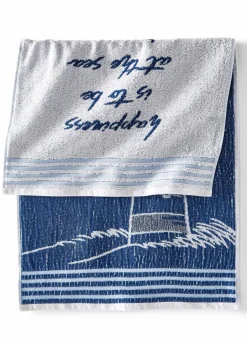 Baumwollhandtuch mit Leuchtturm|bonprix Clearance