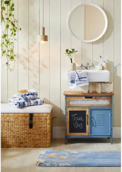 Baumwollhandtuch mit Leuchtturm|bonprix Clearance