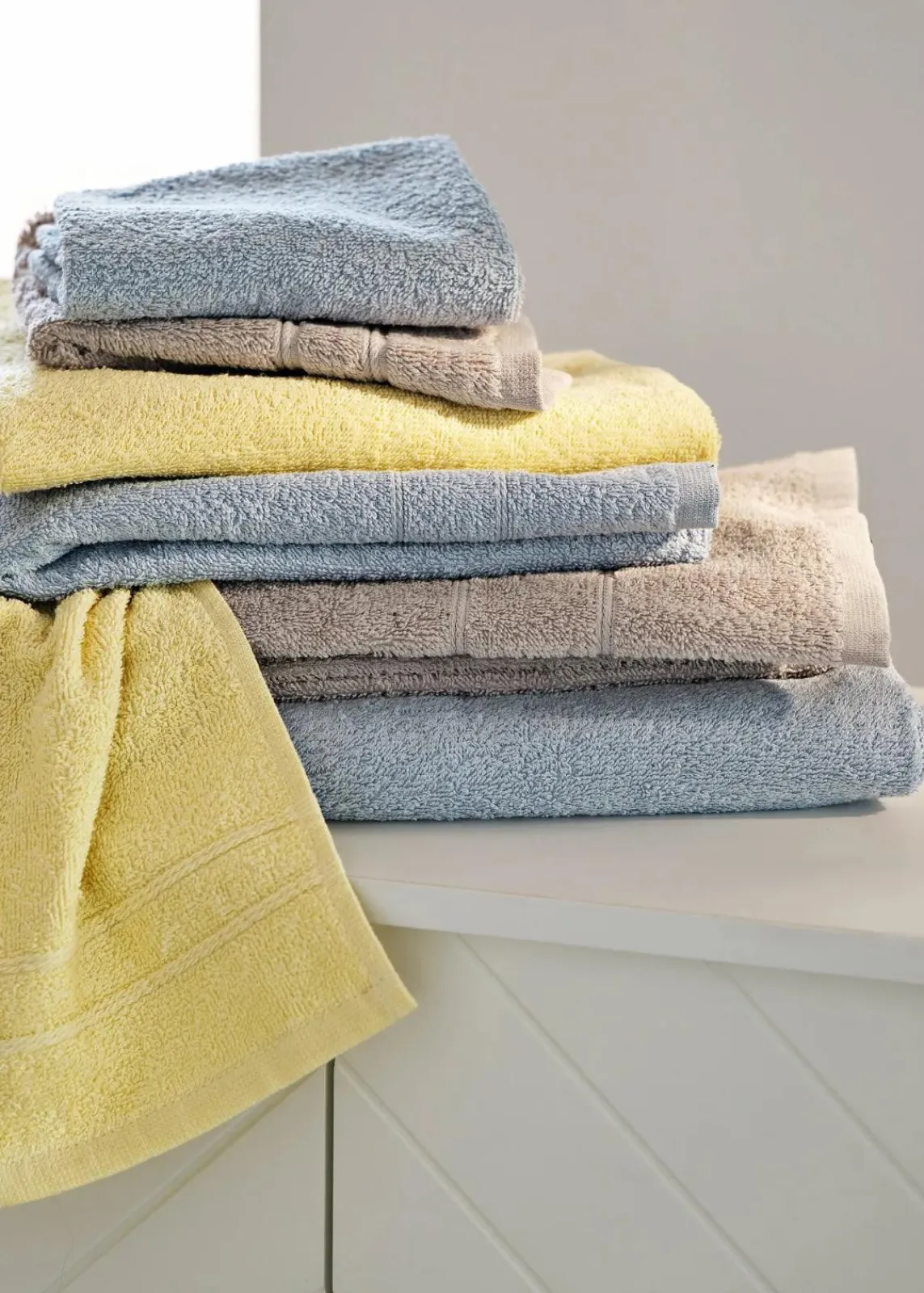 Baumwollhandtuch Set (10-tlg. Set)|bonprix Discount