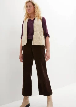 Baumwoll-Henleyshirt mit Knopfleiste|bonprix Sale