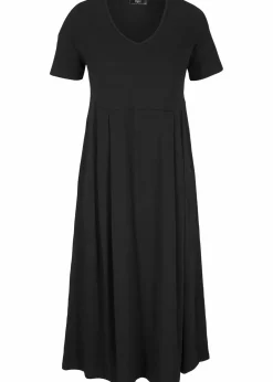Baumwoll-Jerseykleid, Midilänge|bonprix Discount