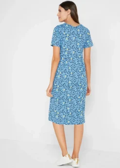 Baumwoll-Jerseykleid, Midilänge|bonprix Outlet