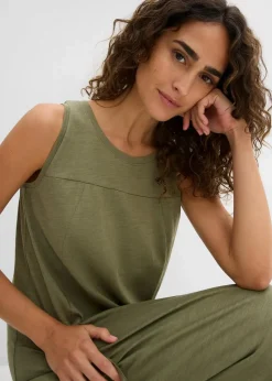 Baumwoll-Jerseykleid mit Taschen|bonprix Online