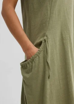 Baumwoll-Jerseykleid mit Taschen|bonprix Online