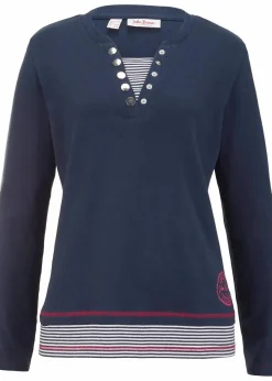 Baumwoll-Langarmshirt, 2 in 1-Optik|bonprix New