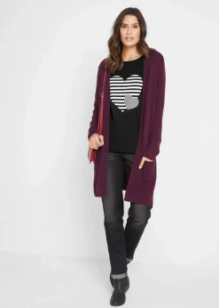 Baumwoll-Langarmshirt, bedruckt|bonprix Outlet