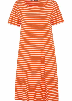 Baumwoll-Shirtkleid aus Flammgarn|bonprix Online