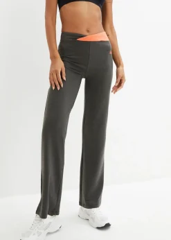 Baumwoll-Sporthose, Bootcut (2er Pack)|bonprix Outlet